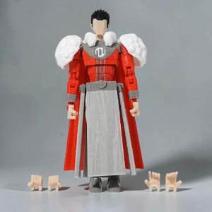 3D Printed Invincible Emperor Action Figures Anime Model Lucky Dummi 13 Superheroes Multi-Jointed Toy, Conquer Thragg Toy