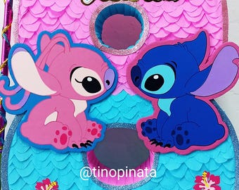 Moldes para crear! Piñata de STITCH & ANGEL PLANTILLAS!
