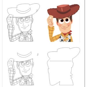 Templates for creating! Toy Story and Friends piñatas! image 6