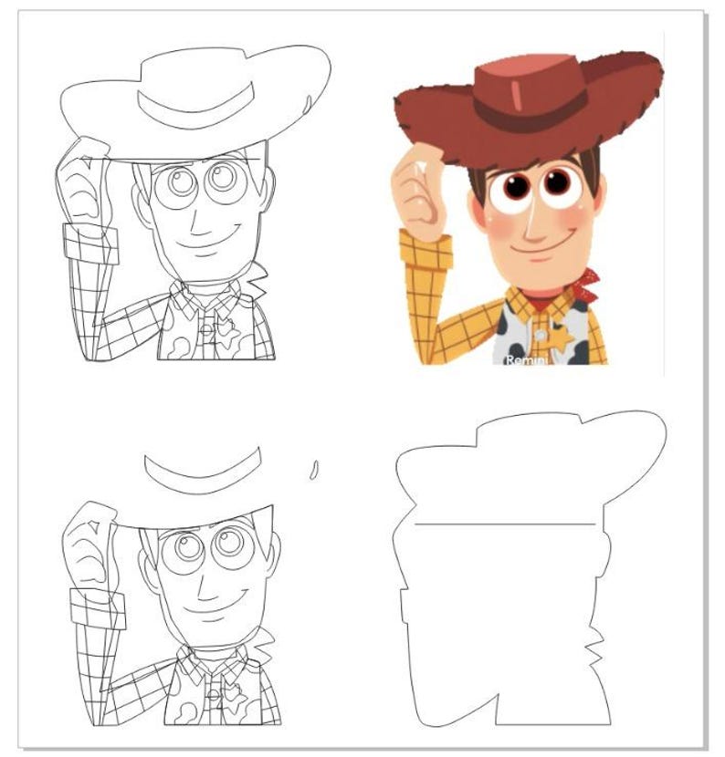 Templates for creating! Toy Story and Friends piñatas! image 6