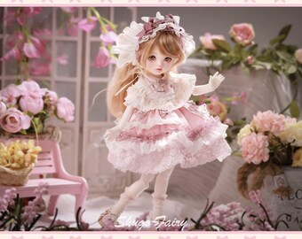 Bjd Doll 1/6 Yomi Fullset Anime Toy Sweet Heiress Face of A Child