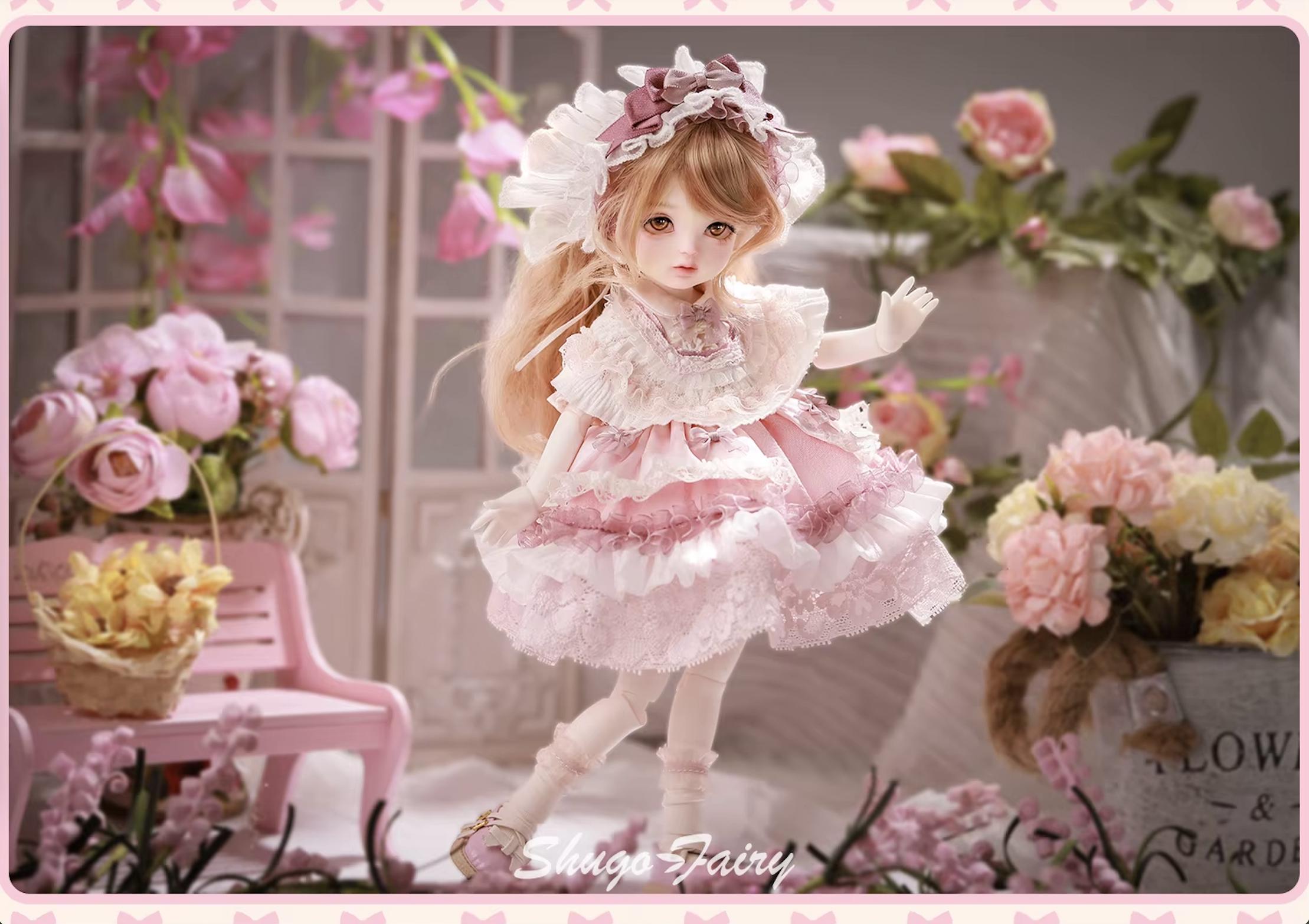 Bjd Doll 1/6 Yomi Fullset Anime Toy Sweet Heiress Face of A Child