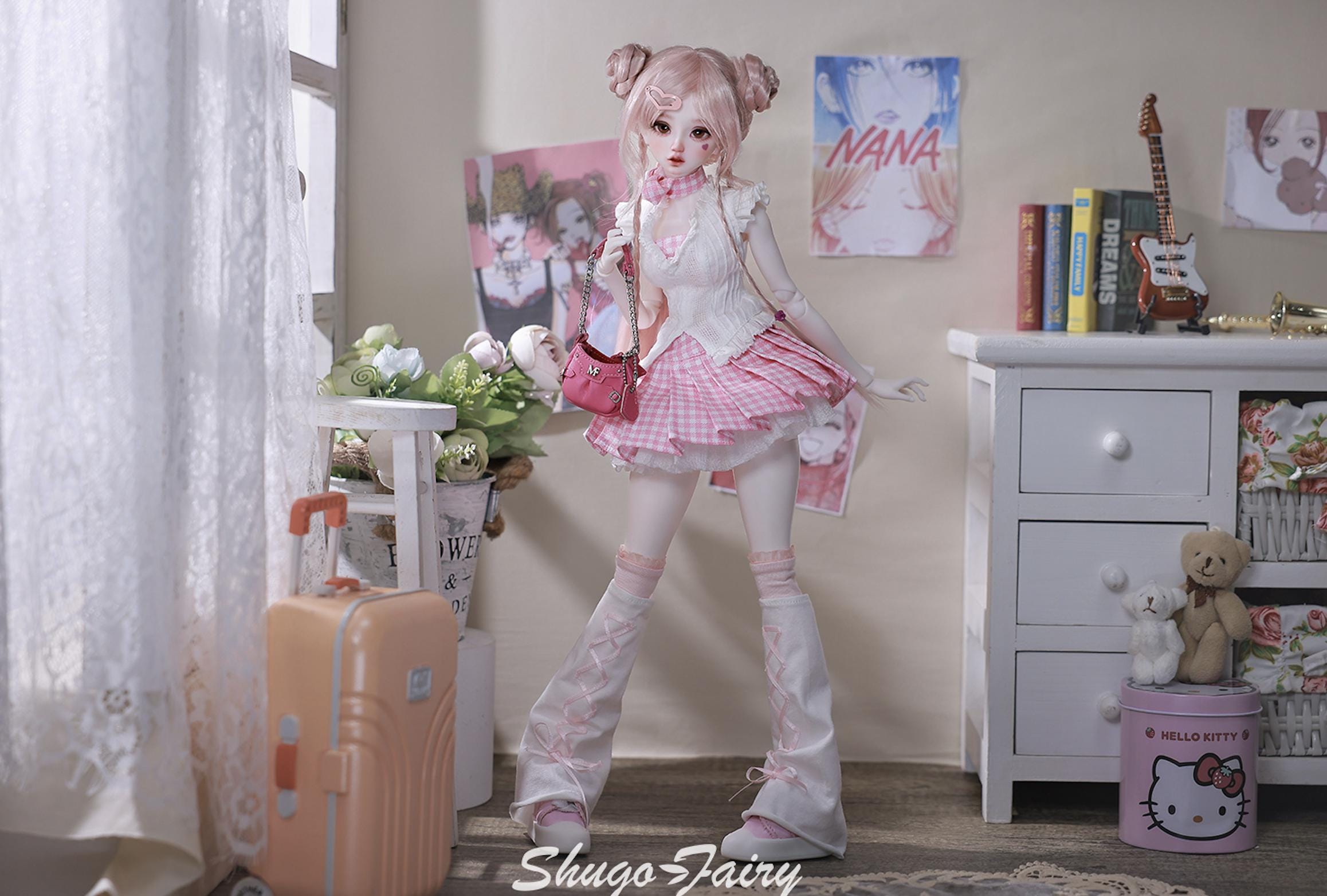 bjd 海外製　オリジナルドール　Anthea 1/4 全体セット Anthea D BJD Doll 1/4 Captivating Joan Body Large Breasts Sweet