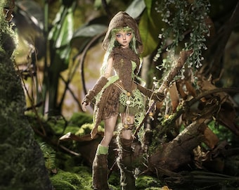 Kaka G BJD Doll 1/4 Full Set Bariy Body Survivor of The Apocalyptic Jungle Fores