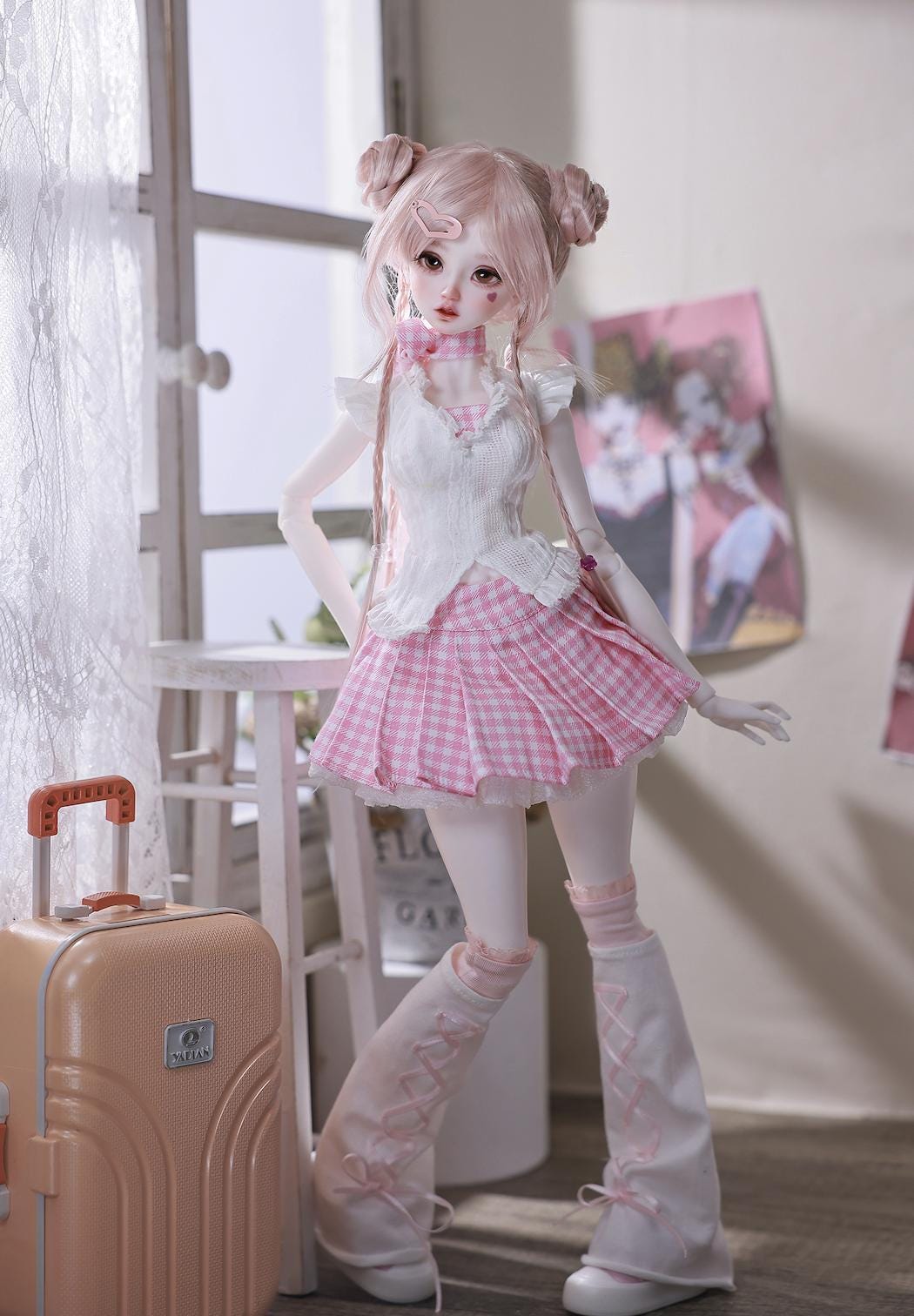 Anthea D BJD Doll 1/4 Captivating Joan Body Large Breasts Sweet