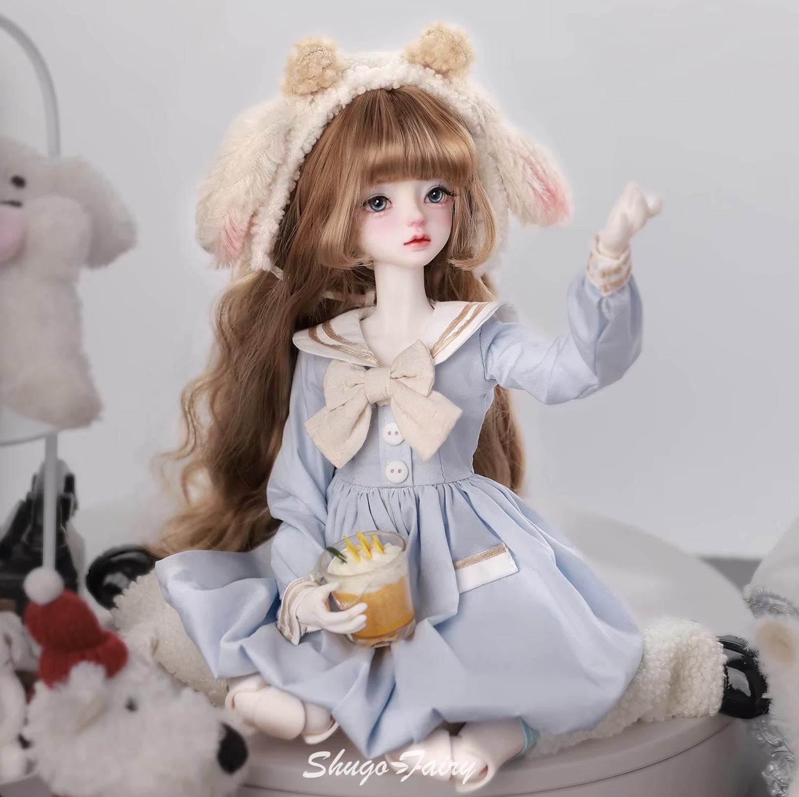 Bjd Doll 1/4 Sadie Head Bariy Preppy Style Anime Female New Design 