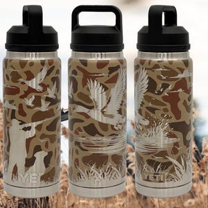 Camo Yeti Rambler Laser Engraved Duck Hunting / Limited Edition