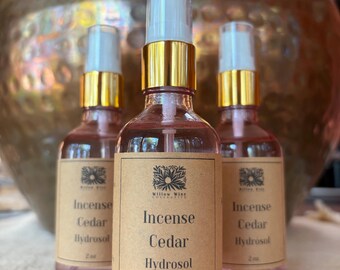 Incense Cedar Hydrosol | Copper Distilled Botanical Mist