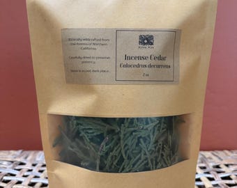 Dried Incense Cedar (Calocedrus decurrens) | Wildcrafted Northern California