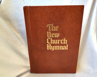 1976 New Church Hymnal Lexicon Music Vintage Book of Hymns