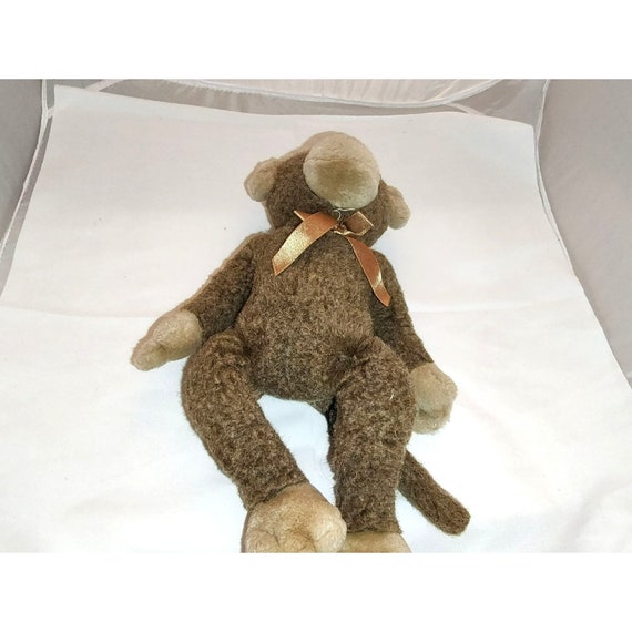 その他 WASELEY BEAR&MARCEL MONKEY Russ Berrie Jimby Brown Plush Stuffed Animal Toy Monkey