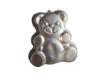 Wilton Huggable Teddy Bear Cake Pan Aluminum No 502-3754 Cake Mold Baking Pan