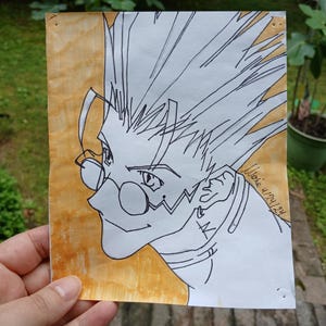 Trigun,  Vash the stampede drawing