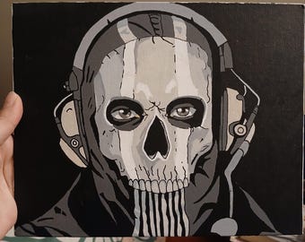 8x10 Acrylic Anime Style Painting on Canvas panel