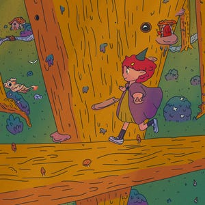 Little Forest Fairy Print Kunstdruck