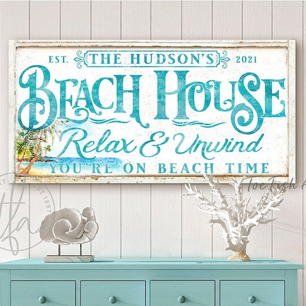 Beach House Signs - Etsy