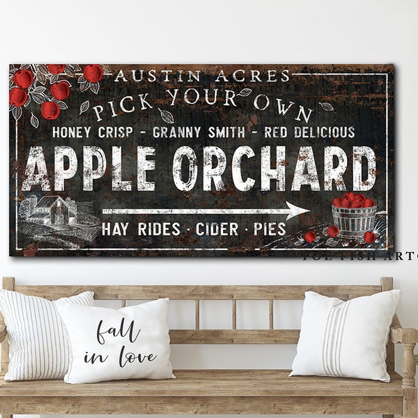 Apple Orchard Sign - Etsy