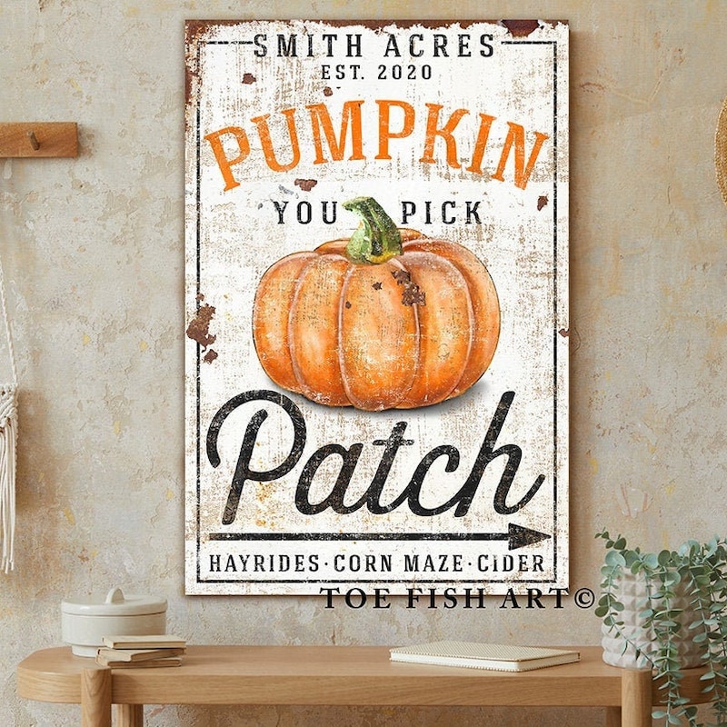 Fall Canvas Wall Art Etsy Fall canvas wall art etsy