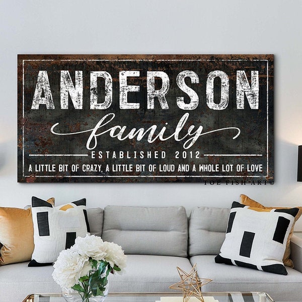 Family Crazy Sign - Etsy