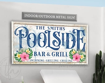 Pool Rules Metal Sign - 12x8 Inch Aluminum Vintage Wall Decoration For Swimming Pool, Patio, Backyard