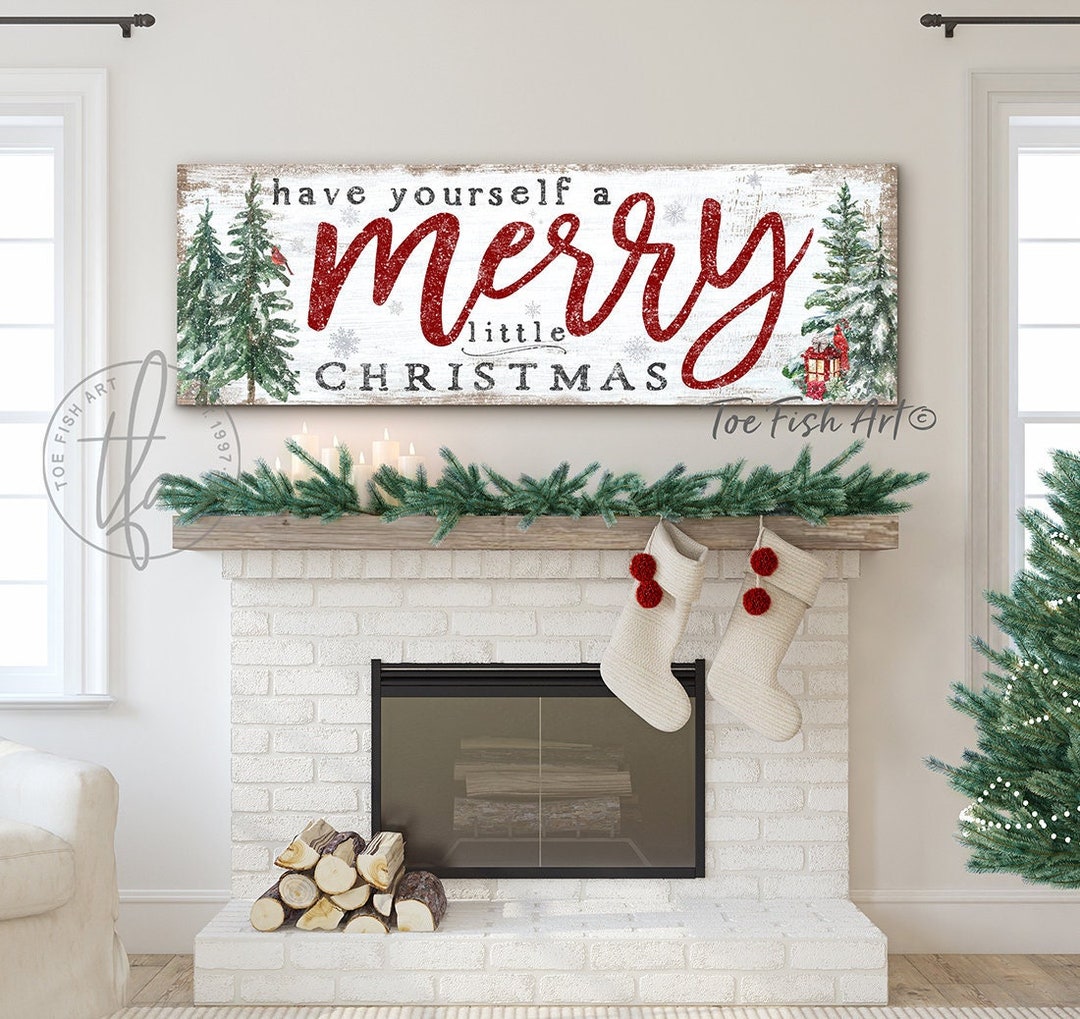 Have Yourself a Merry Little Christmas Sign Holiday Gifts - Etsy