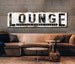 Modern Farmhouse Wall Decor Family Lounge Sign Large Rustic Wall Art Industrial Vintage Signs Canvas Print Game Movie Room Home Theater Sign