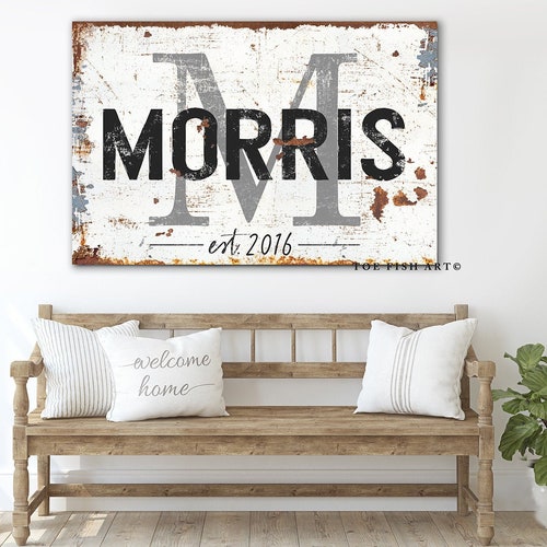 Modern Farmhouse Wall Decor Family Sign Rustic Country Etsy