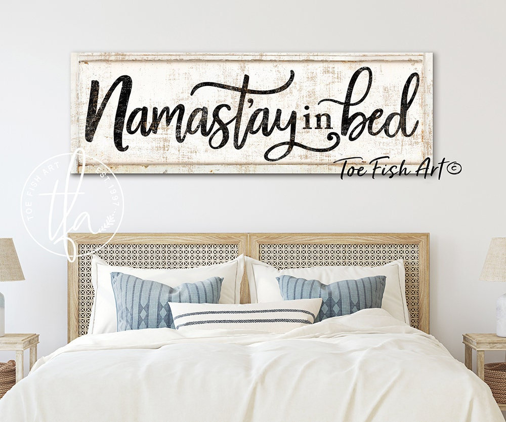 Namaste in Bed Quote