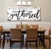 The Best Memories are Made Gathered Around the Table Modern Farmhouse Wall Decor Dining Room Wall Sign Kitchen Decor Large Canvas Print Art 
