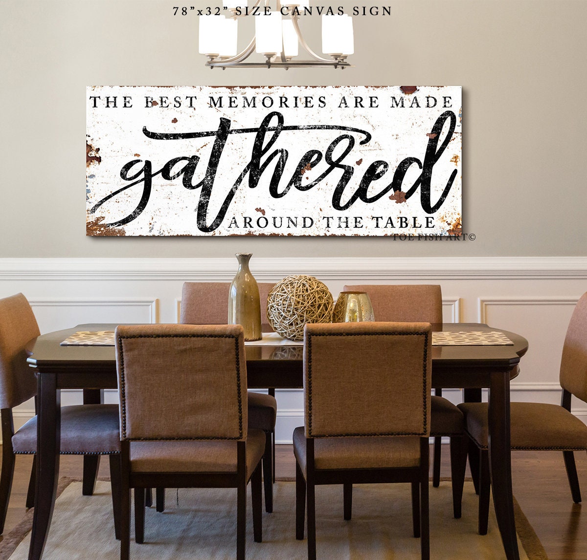 The Best Memories Are Made Gathered Around the Table Modern ...