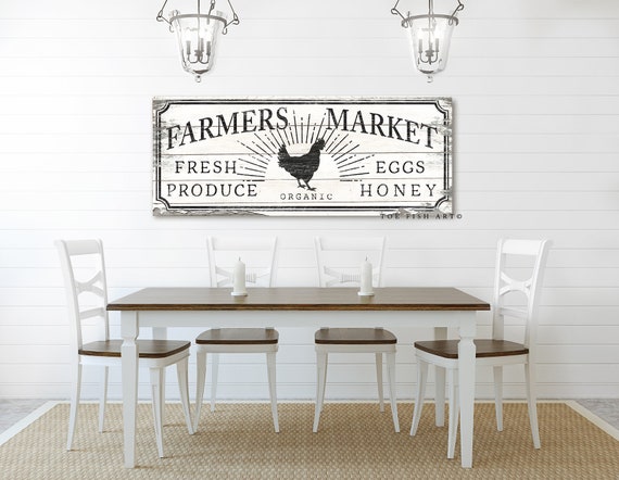 thumbnail image 2 of Smart Blonde Farmers Market Fresh Cherries – 12 Round Metal Sign – Rustic Kitchen Decor 2 of 4