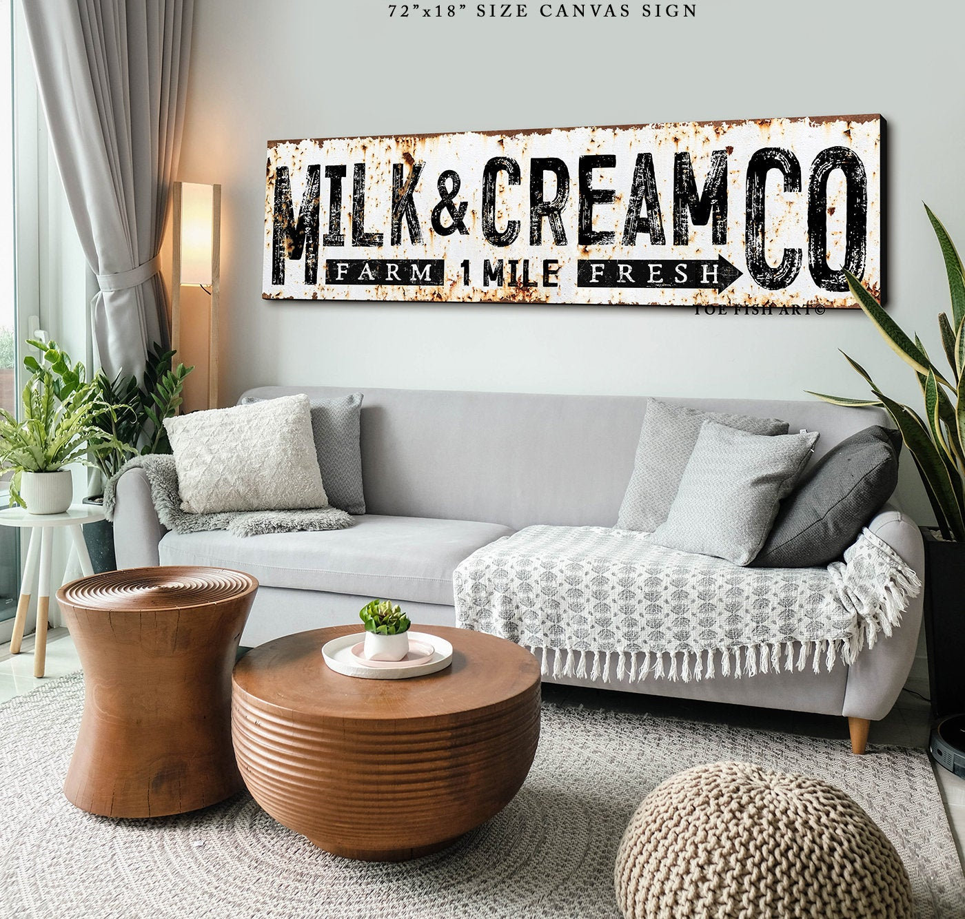 Milk & Cream Co. Modern Farmhouse Wall Decor Distressed Farm - Etsy