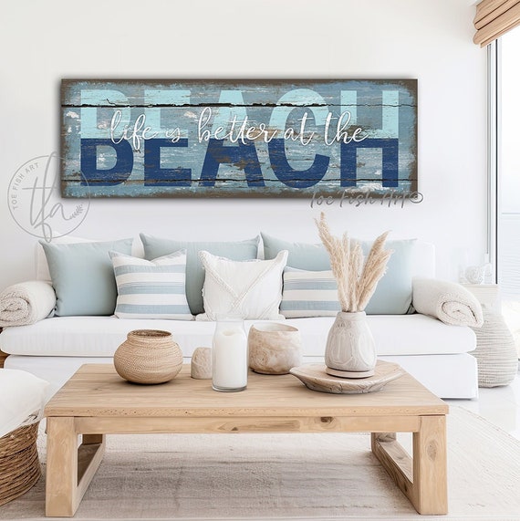 Metal White Black Enamel Beach House Sign Wall Mount Nautical Coastal Home Decor Metal White Black Enamel Beach House Sign Wall Mount Nautical Coastal Home Decor