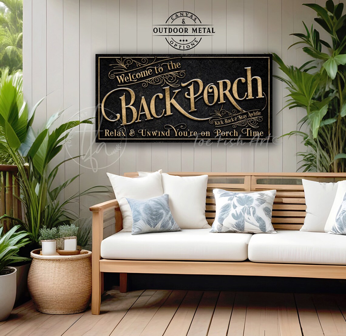 Personalized Back Porch Sign Backyard Bar and Grill Pool & Patio Deck ...