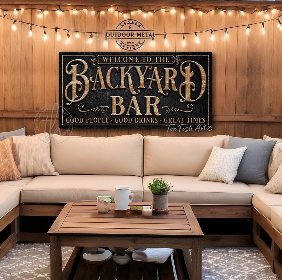 Family Porch Bar Sign