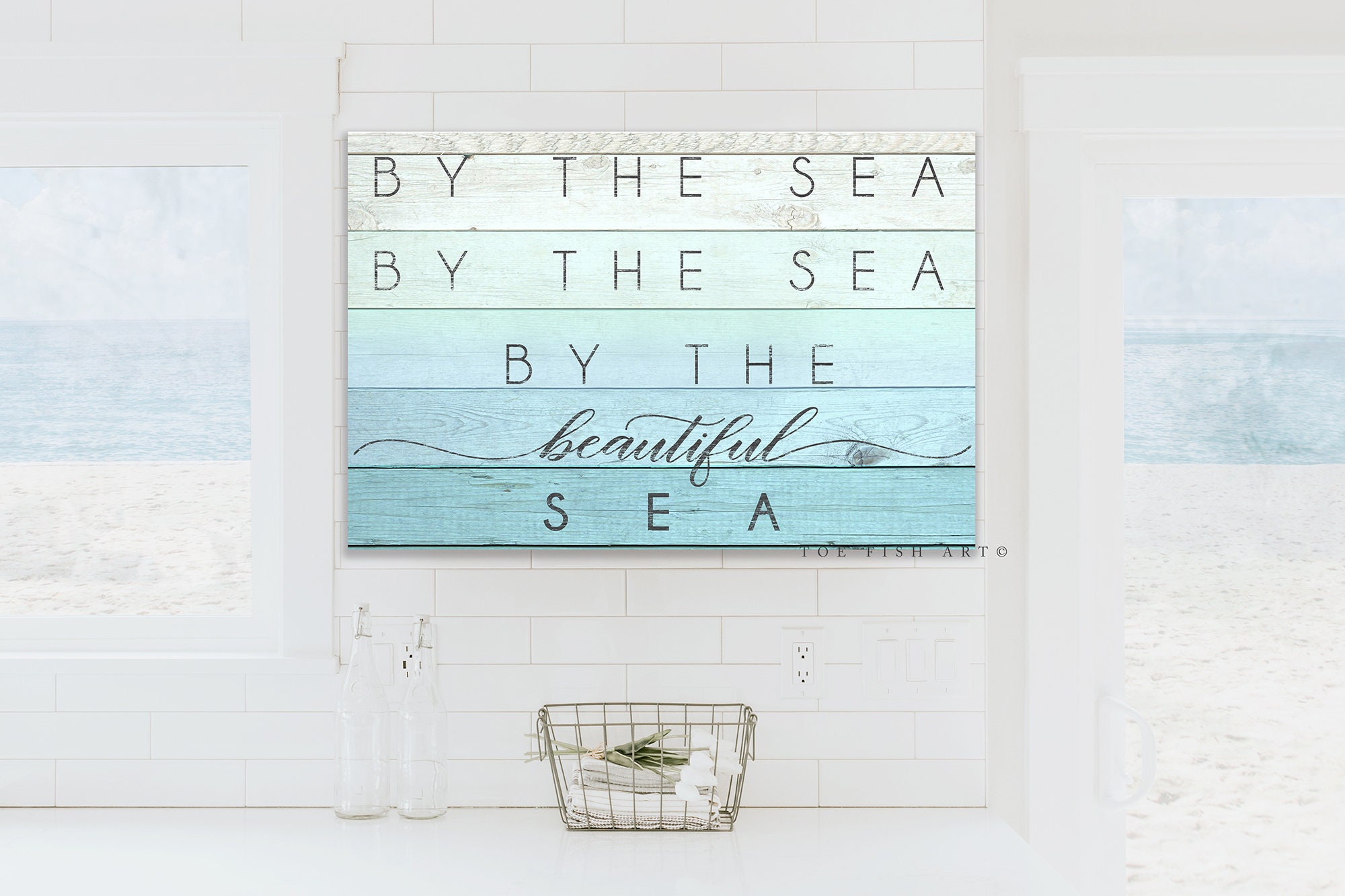 Coastal Wall Art Beach House Signs Wall Hanging Wall Decor Etsy España
