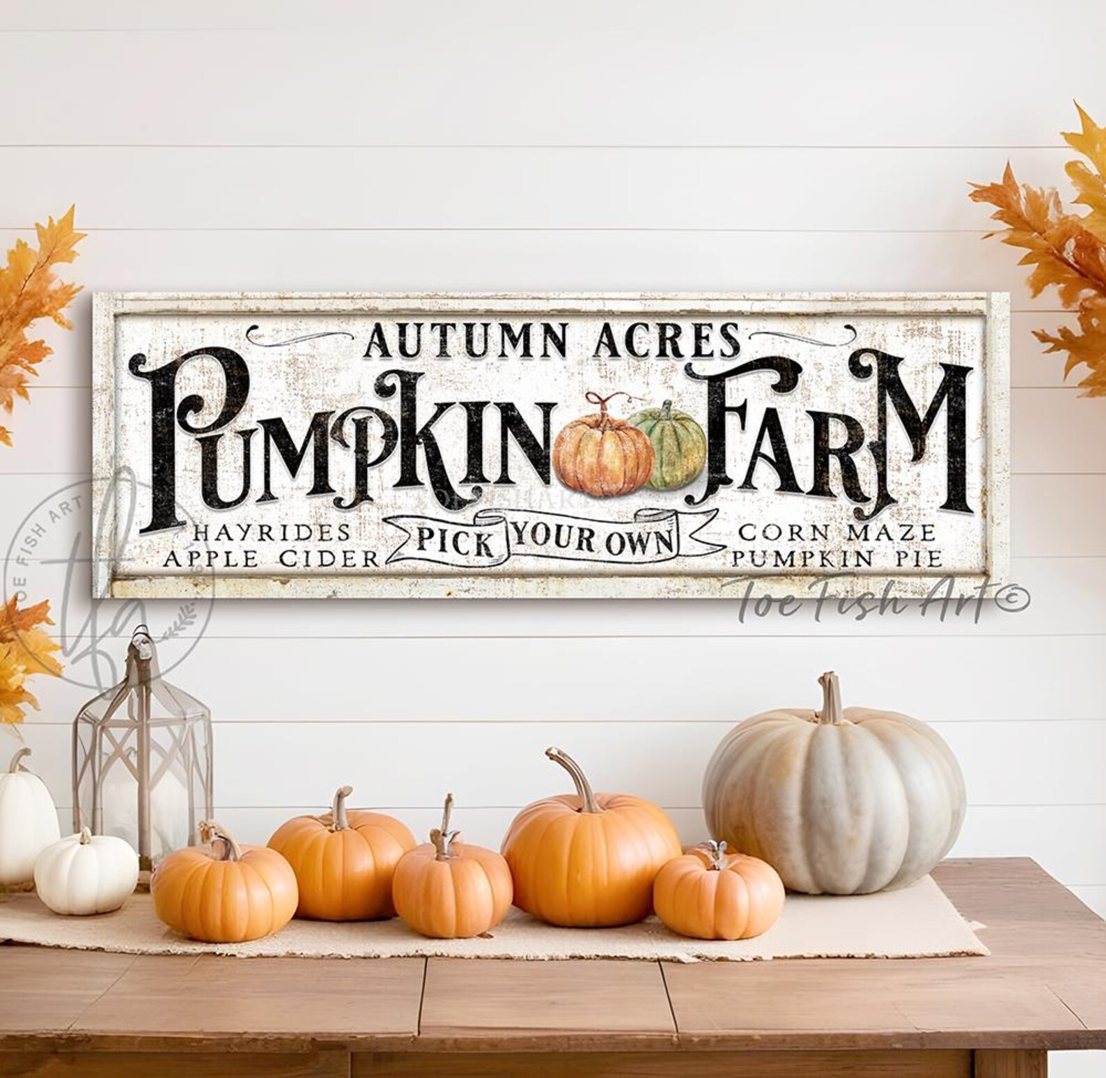 Fall Season Help Sign Pumpkin Farm Sign โ Rustic Fall Family Pumpkin Patch Wall Art, Modern ...