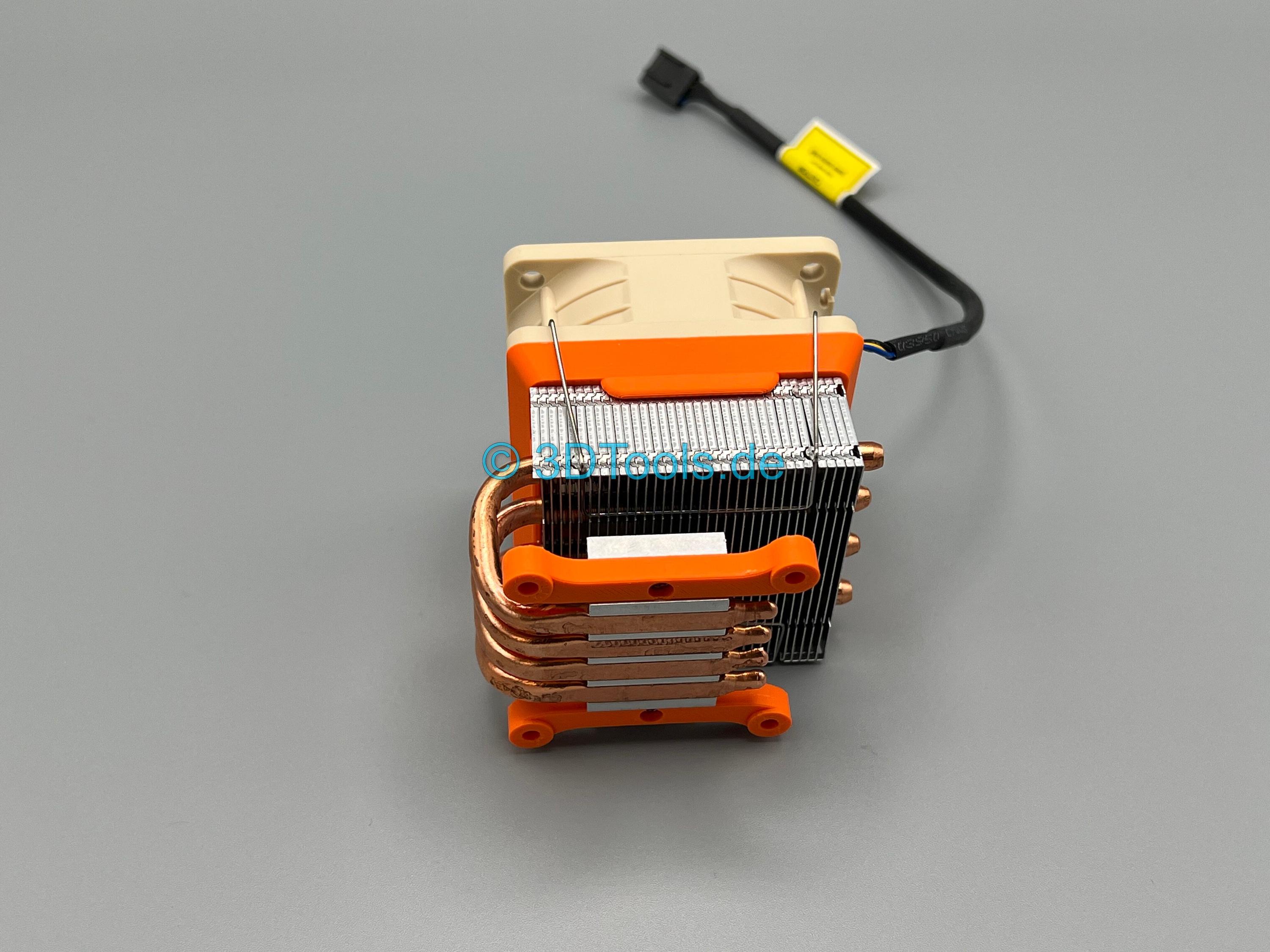 GeekPi Low-Profile Plus CPU Cooler Adapter For Bitaxe Miner – 3D Printed Mount For Better Cooling & Hashing Performance