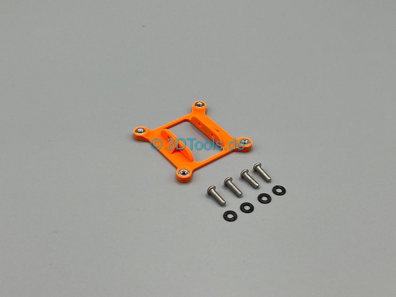 Bitaxe ASIC CPU Socket Adapter Argon THRML 60 mm Radiator Cooler Overclocking Orange