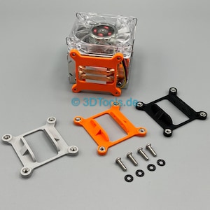 Adapter gniazda procesora Bitaxe ASIC Argon THRML 60 mm Radiator Cooler Overclocking