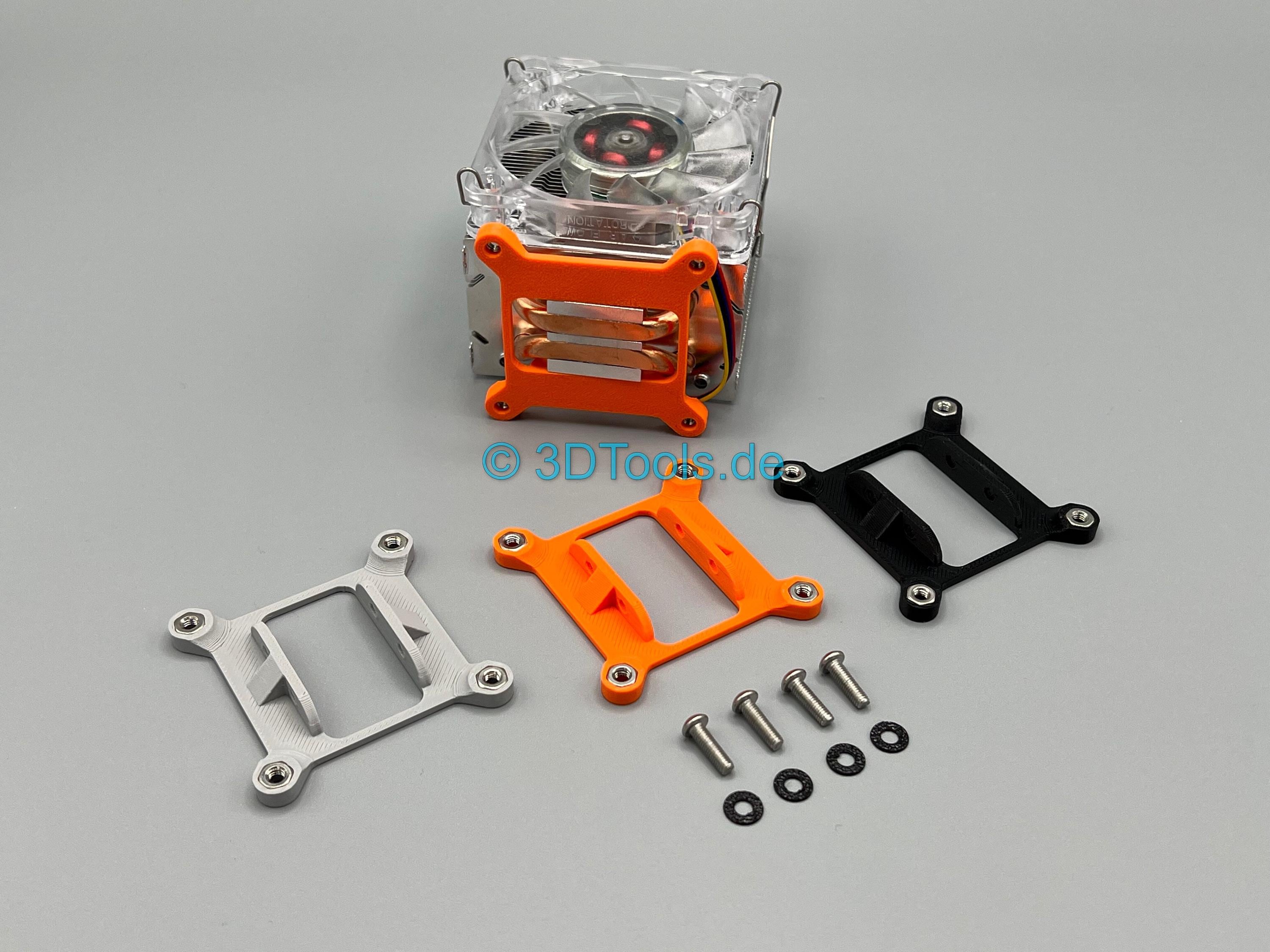 Bitaxe ASIC CPU Socket Adapter Argon THRML 60 mm Radiator Cooler Overclocking
