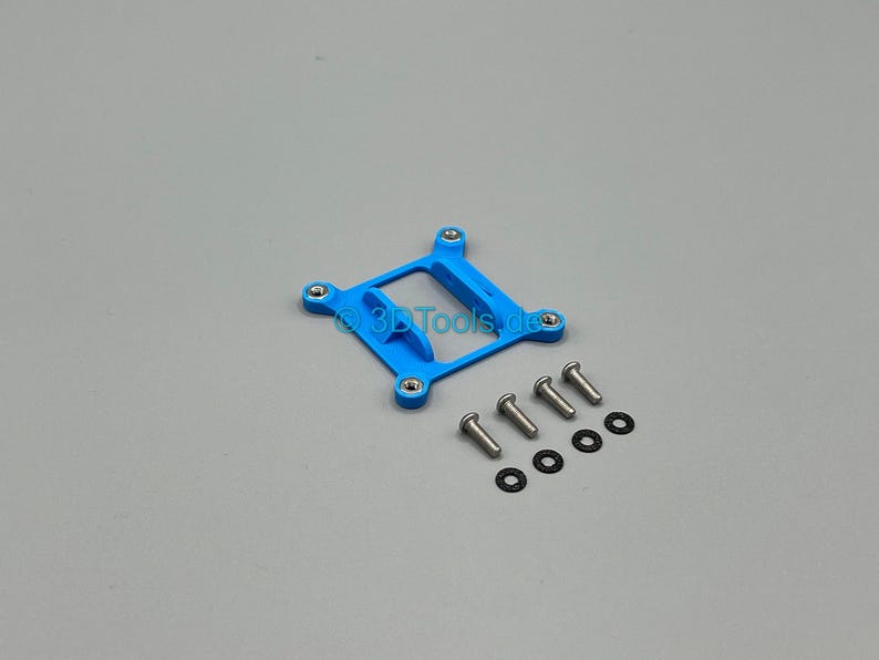 Bitaxe ASIC CPU Socket Adapter Argon THRML 60 mm Radiator Cooler Overclocking Blau