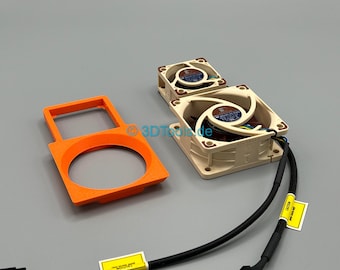 GeeekPi Low Profile Plus TWIN FAN Adapter für Noctua Lüfter Bitaxe Übertaktung