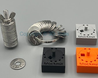 Blockmit V3 Washers Stamp Seed Phrase Wallet Backup Metal BTC