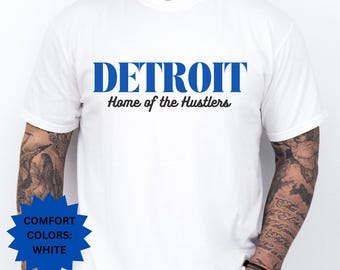 Detroit Hustlers T-Shirt: Unisex City Pride Graphic Tee