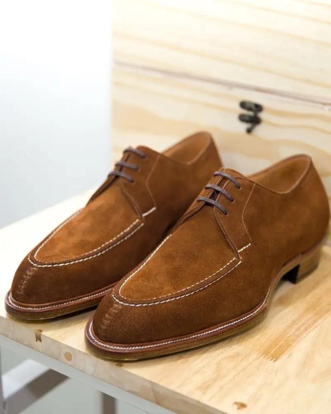 Justin Reece England Bryan Uomo Versatile Scarpe Brogue IN Nero UK Taglie 6 - 12
