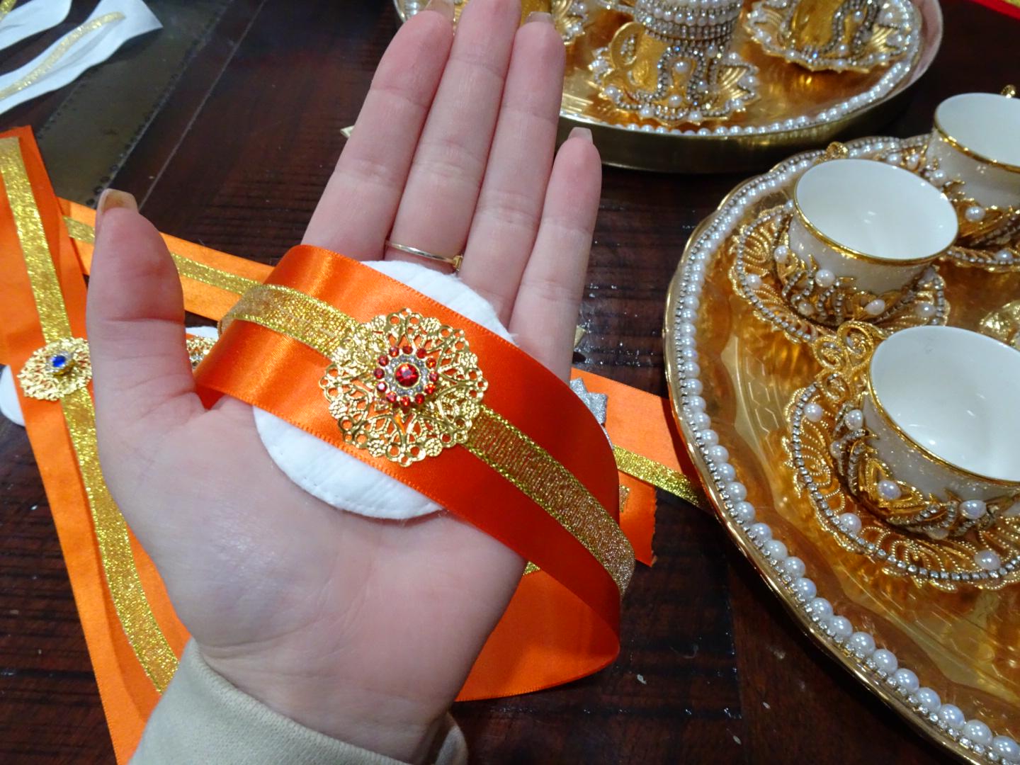 Hadn Ribbons Henna Ceremony Ribbons, Mehndi Night Accessories, Hand Ribbons ...