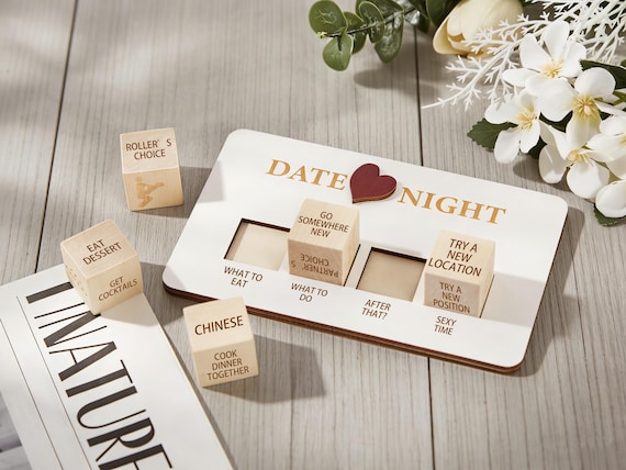 Date Night Decisions, Date Night Box, Dice Set, Valentines Day Gift, Position Dice, Couple Game, Date Ideas, Gift for Husband