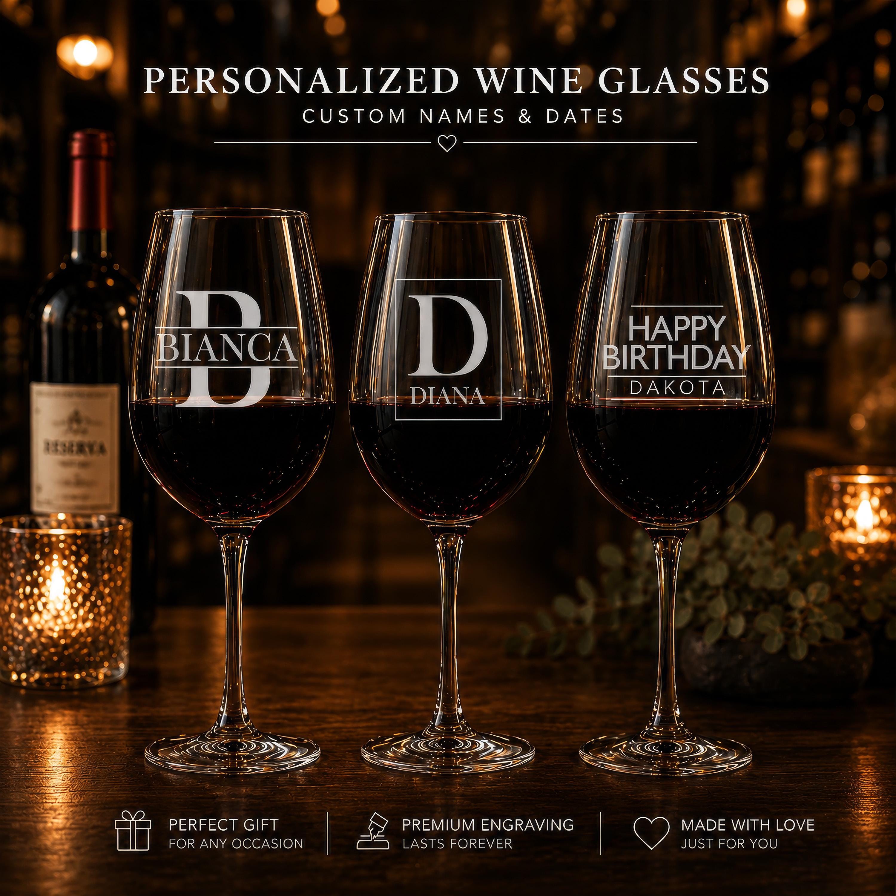 15 oz personalized stemless wine glasses Personalized 15 oz. Stemless Wine Glass – My Wedding Favors main image 1