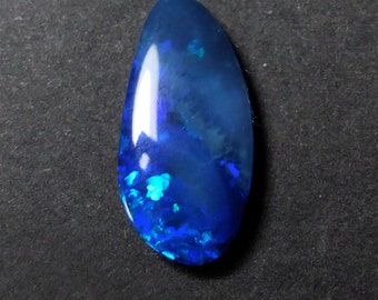 16 x 13 x 6mm Wood Fossil Opal Untreated Opal YU21 7.6ct Australian Boulder Opal Gemstone Supplies Video ! Designer